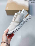 On Cloud X 4 Sneakers Light Gray Burgundy 2607JJD382A22