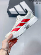 Y-3 Adios Pro 4 White Red Low-Top Sneakers