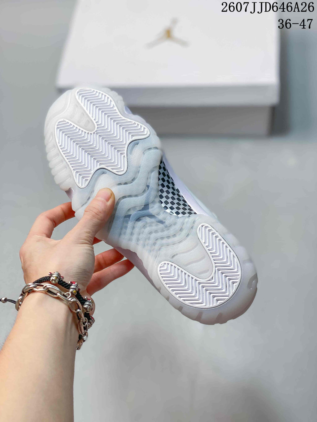 Jordan Air Jordan 11 Retro White High-Top Sneakers