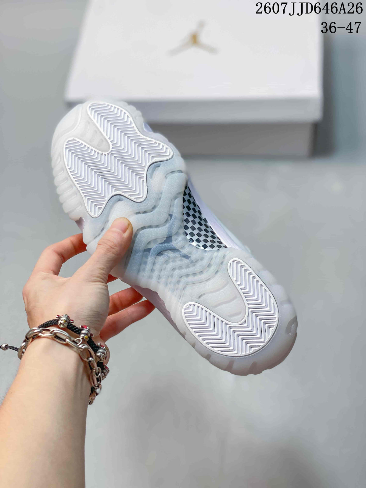 Jordan Air Jordan 11 Retro White High-Top Sneakers