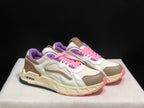 Off-White Low-Top Casual Sneakers White Beige Pink Purple