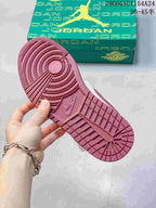 Air Jordan 1 Low Burgundy Graffiti Sneakers