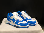 Off-White Out Of Office Blue White Low-Top Sneakers