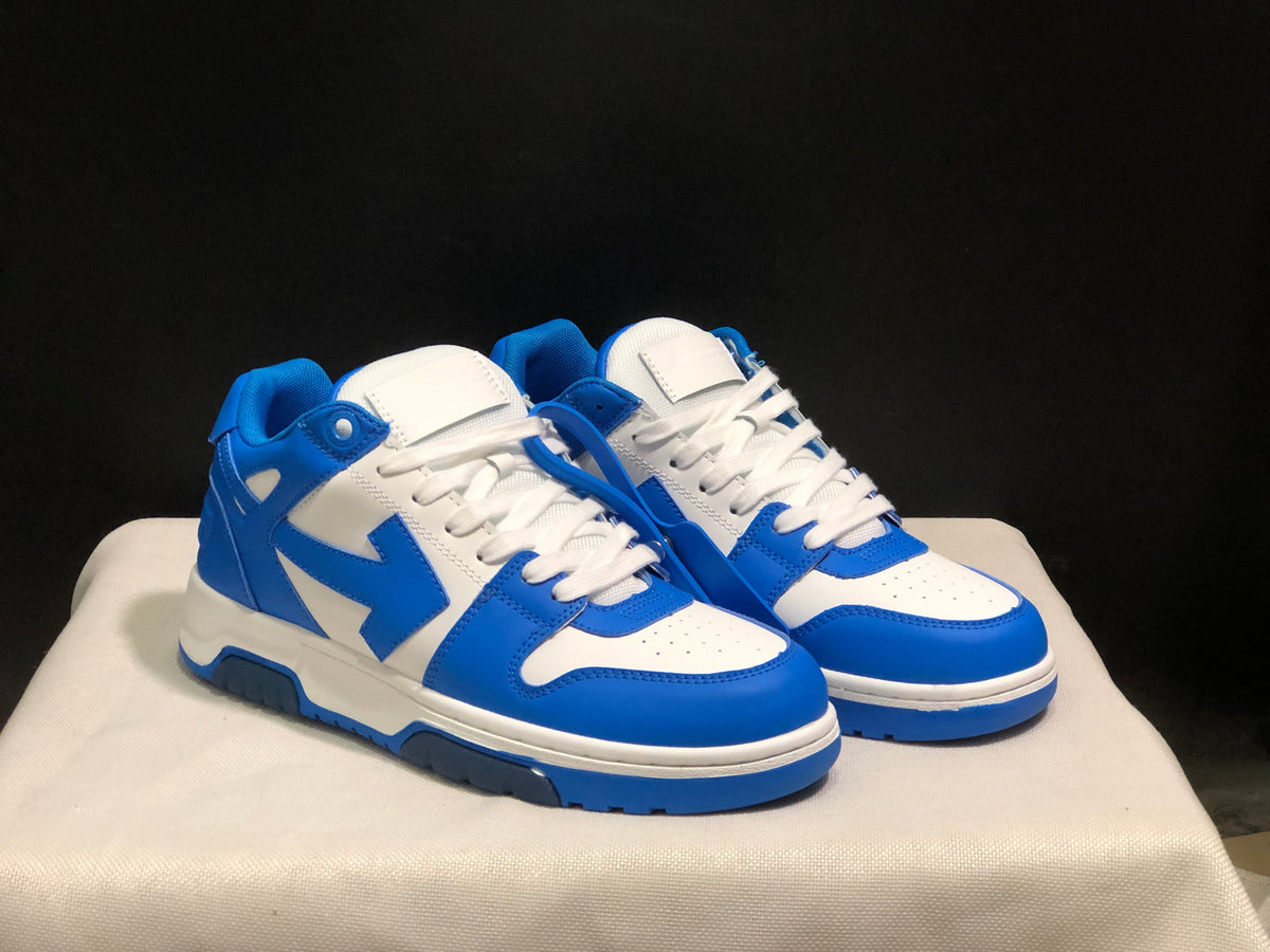 Off-White Out Of Office Blue White Low-Top Sneakers