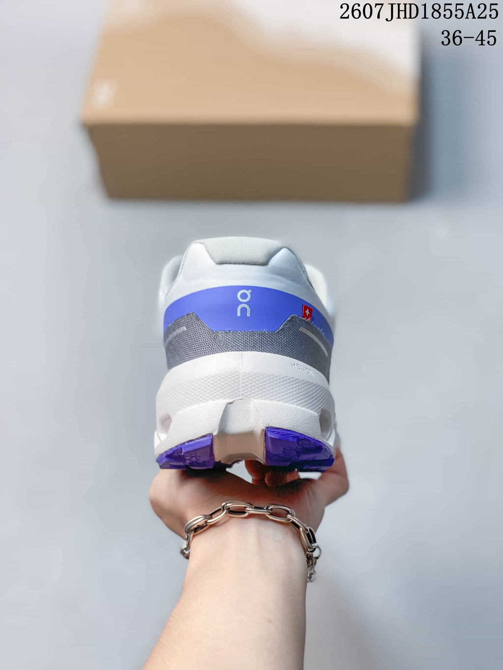 On Cloudvista 2 Trail Sneakers White Blue 2607 JHD1855A25