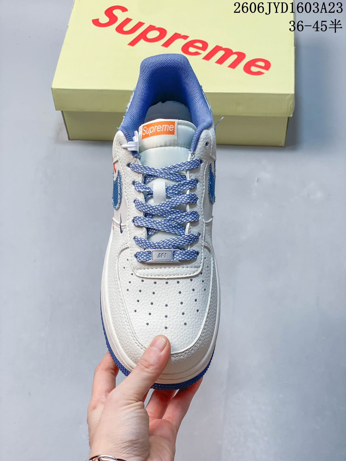 Nike Air Force 1 '07 Low White Blue Sneakers