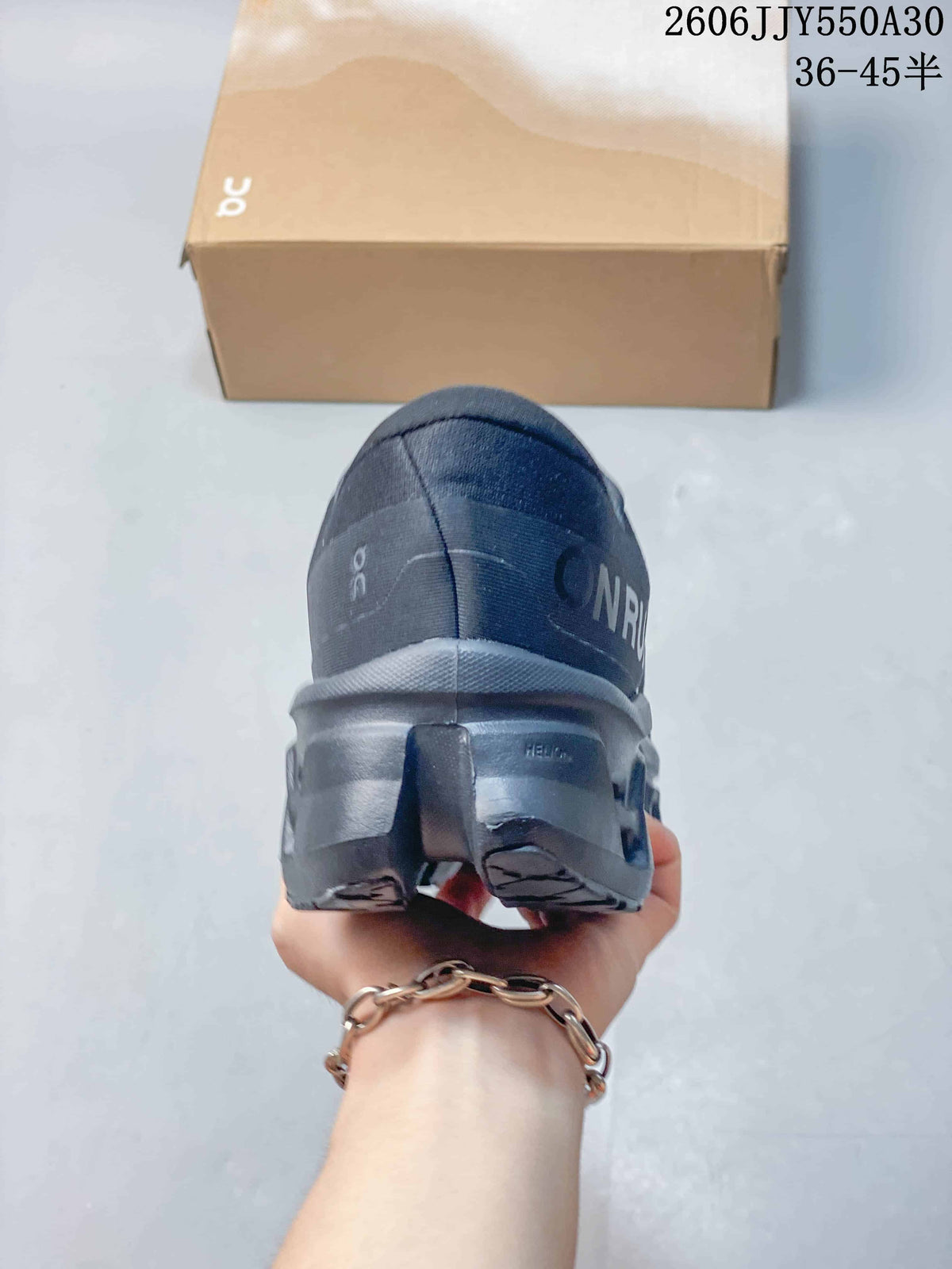 On Cloudmonster 3 Running Shoes, Charcoal Gray
