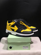 Off-White Out Of Office Low-Top Sneakers Black Yellow