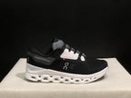 On Cloudstratus 3 Running Shoes, Black and White