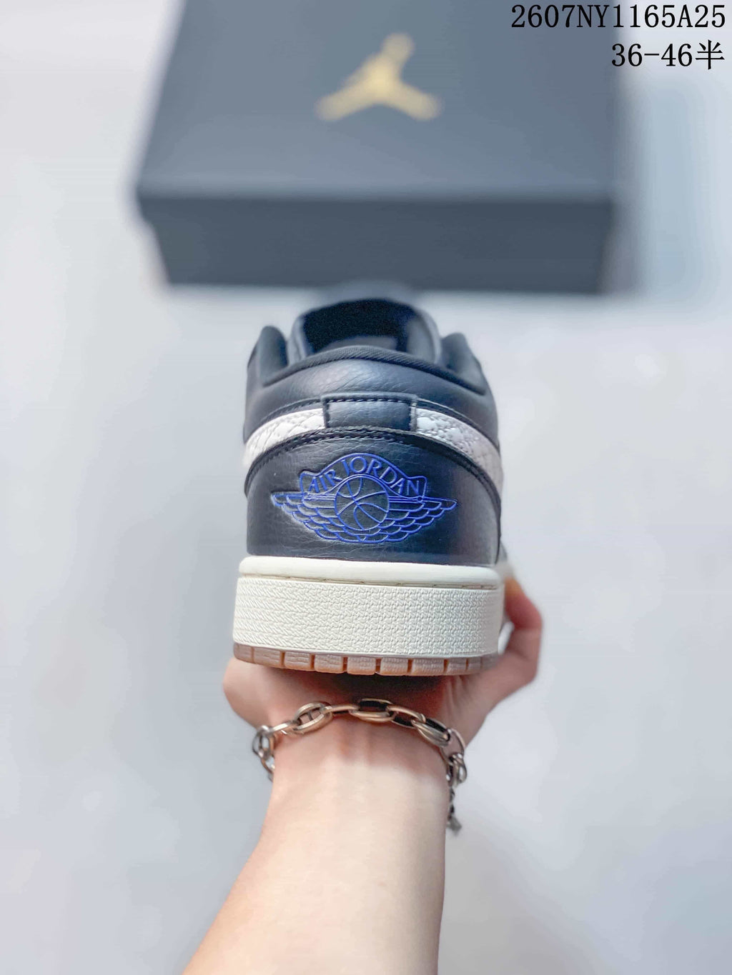 Jordan Air Jordan 1 Low Black White Sneakers