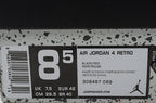 Jordan 4 Retro Black/Red Basketball Shoes