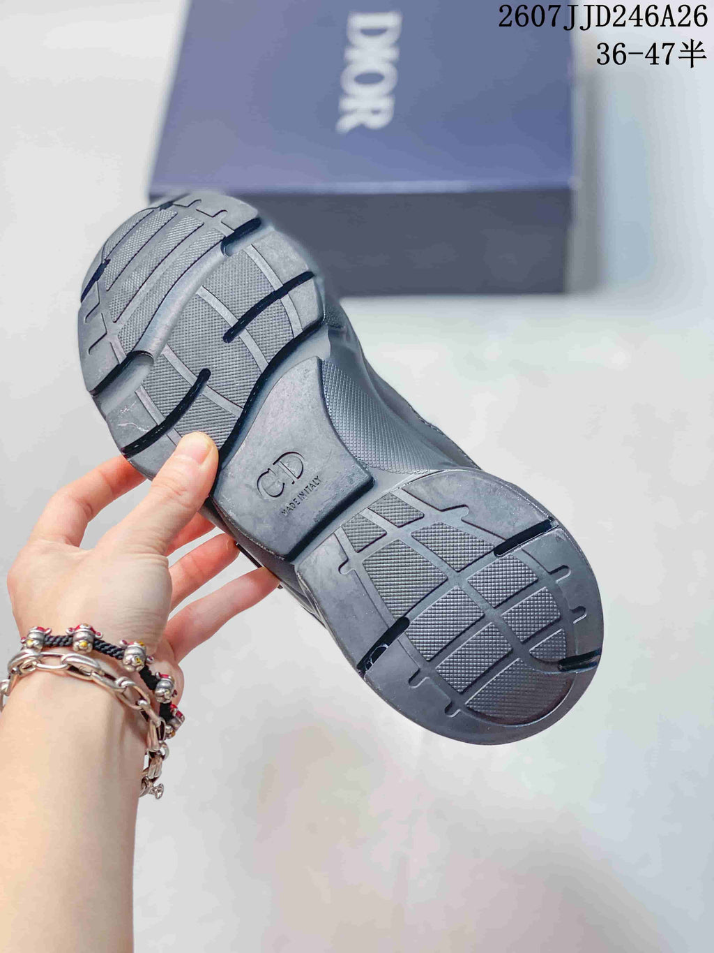 Dior Low-Top Chunky Sneakers Dark Gray 2607JJD246A26