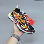 Off-White Be Right Back Low-Top Sneakers in Black and Orange