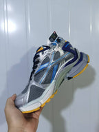 1474 Mesh Runner Sneakers in Grey, Blue and Orange