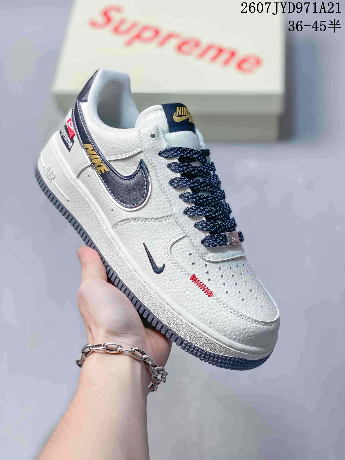 Nike Air Force 1 '07 Low-Top Sneakers White Navy Red XZ3328-658