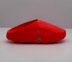 Nike Orange-Red Slides with Textured Sole