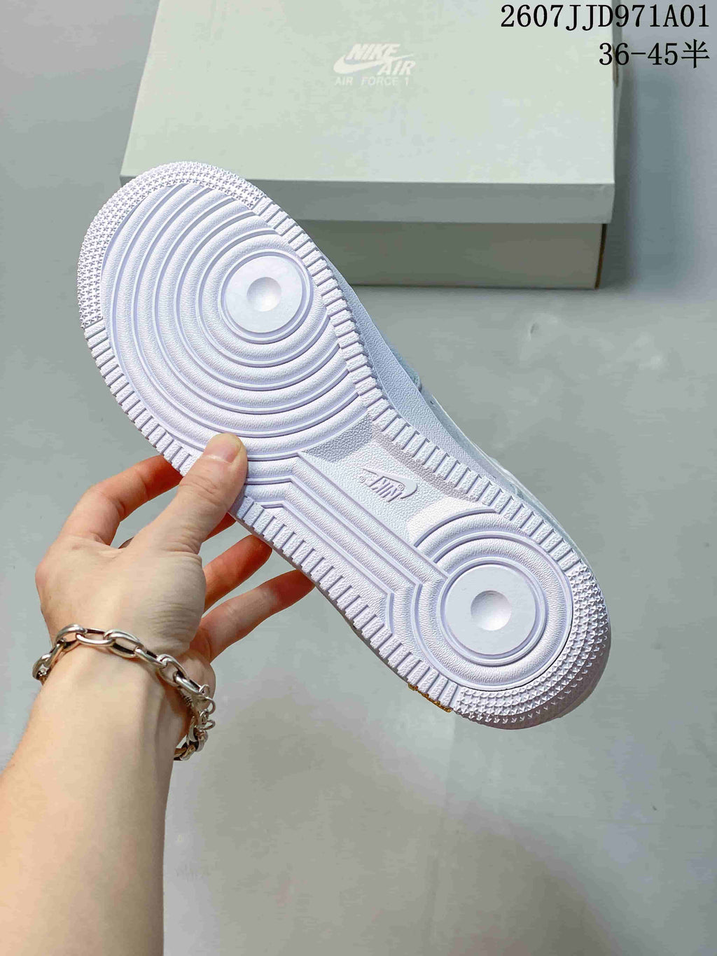 Nike Air Force 1 '07 Low Sneakers in Blue and Lavender