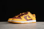 Nike SB Dunk Low Yellow Burgundy Sneakers