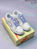 Nike Dunk Low Retro x IP White Blue Sneakers 2607JVD1152A22