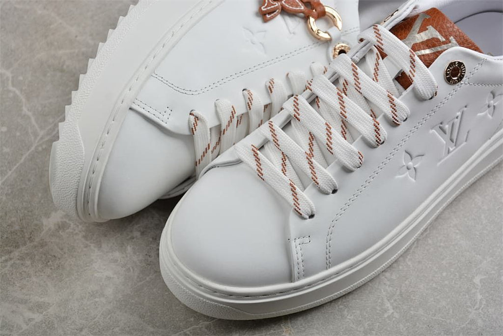 Time Out Low White Platform Sneakers