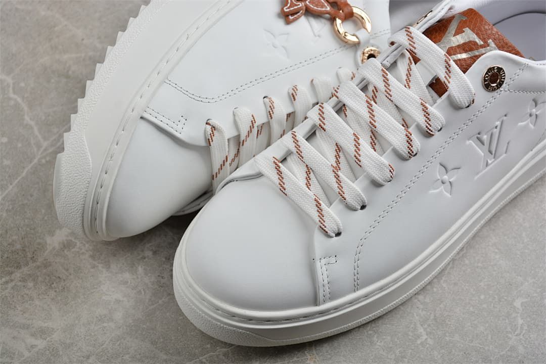 Time Out Low White Platform Sneakers