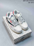 Nike Dunk Low Retro White Navy Custom Sneakers JDD1354A24