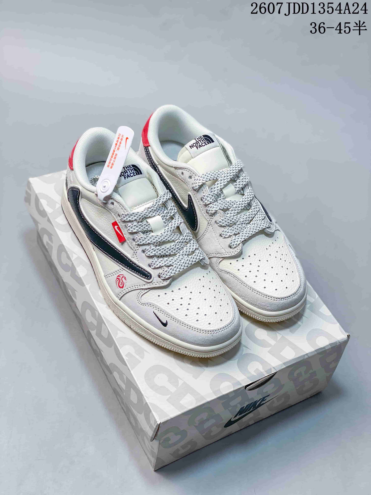 Nike Dunk Low Retro White Navy Custom Sneakers JDD1354A24