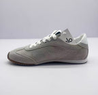 Alo Gray Low-Top Lace-Up Sneakers