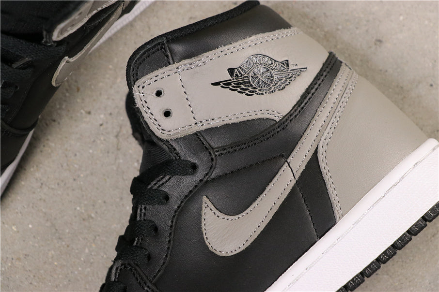 Air Jordan 1 High Shadow Black Grey White 555088-013