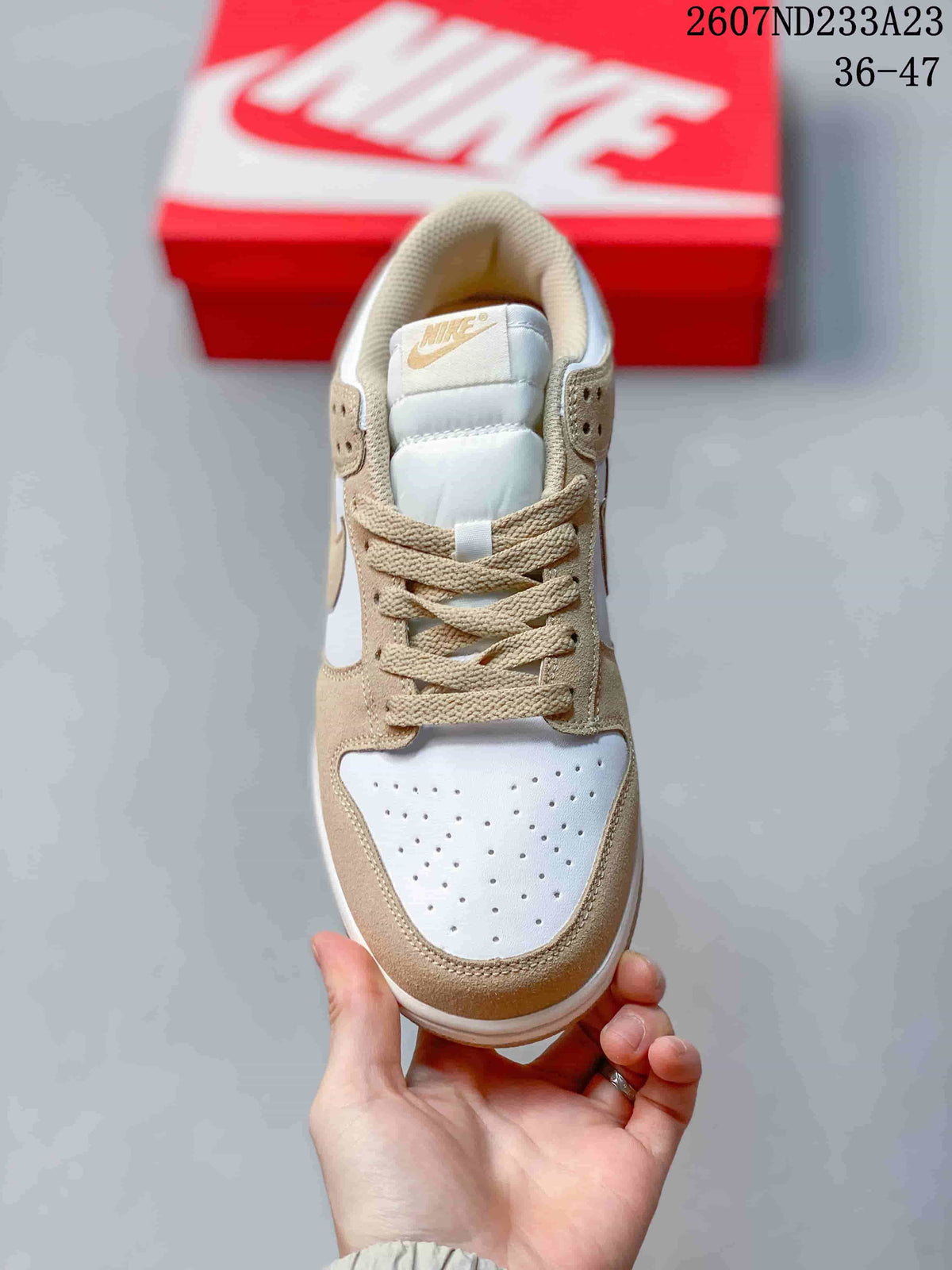 Nike SB Dunk Low Pro White Beige Sneakers
