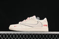 Air Jordan 1 Low OG SP Sneakers in Off-White and Red