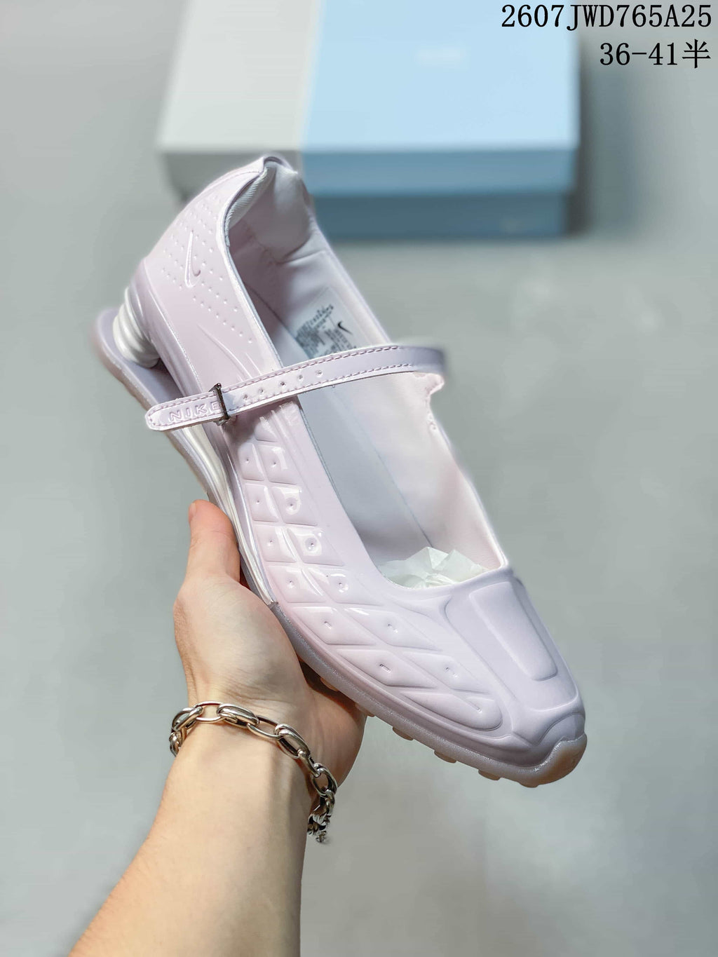 Nike Shox Z Calistra Women's Mary Jane Sneakers Pearl Pink