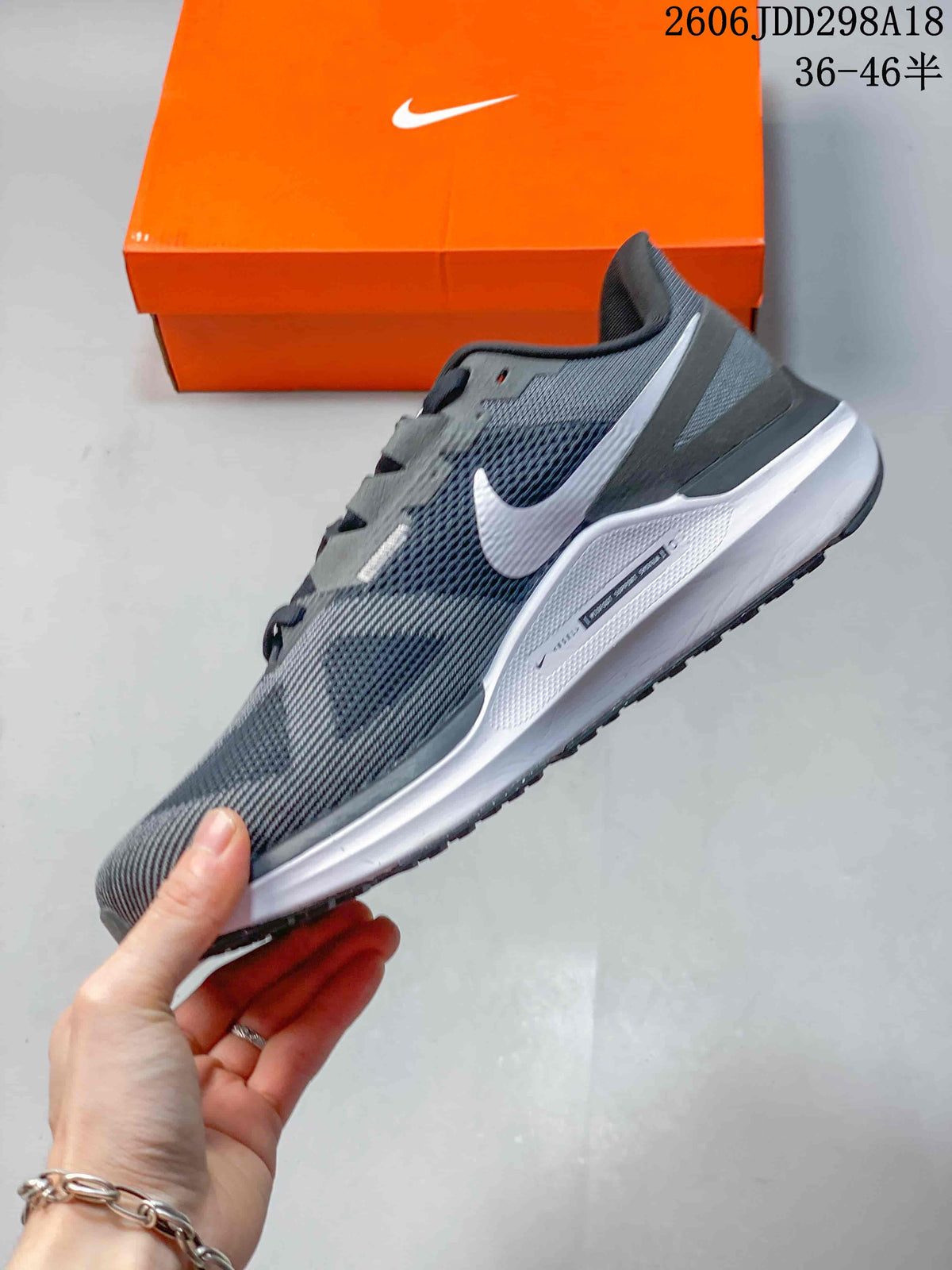 Nike Air Zoom Running Sneakers Gray JDD298A18