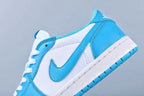Jordan 1 Low SB UNC Blue and White Sneakers 401