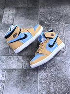 Jordan Air Jordan 1 Zoom CMFT Blue Tan Sneakers CT0979-400
