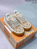 Louis Vuitton Tilted Monogram Low-Top Sneakers, Beige
