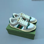 Gucci Distressed Screener Low-Top Sneakers