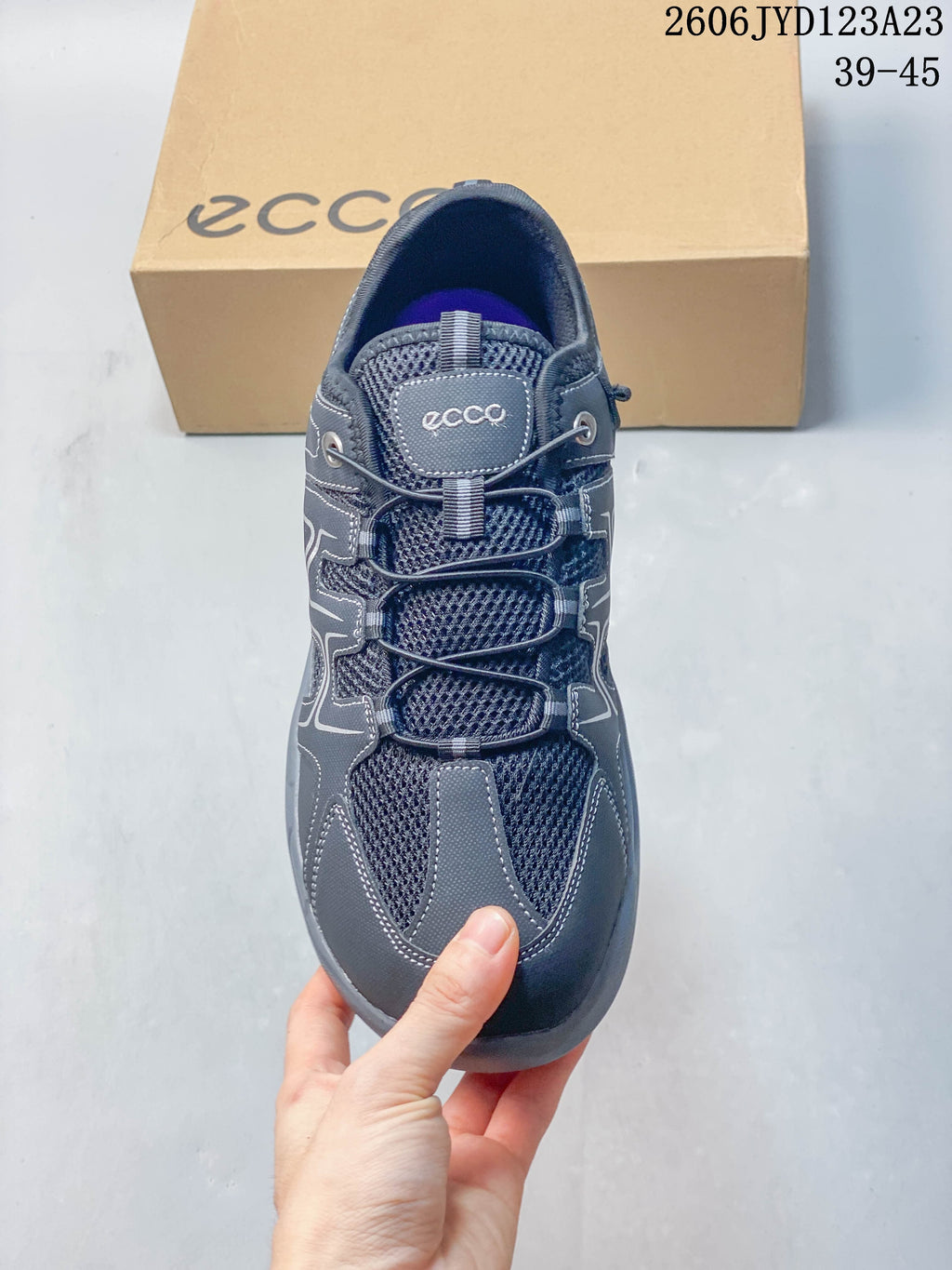 ECCO Sko Low-Top Hiking Sneakers, Gray
