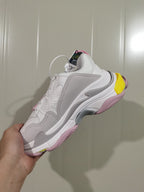 Balenciaga Triple S Sneakers White Pink Yellow 7541
