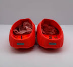 Nike Orange-Red Slides with Textured Sole