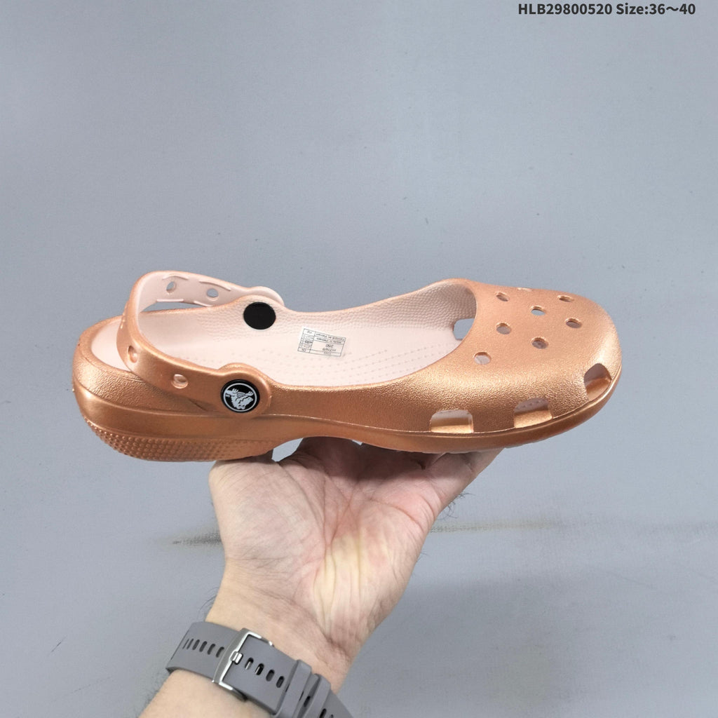 Crocs Classic Ballet Clog in Metallic Colors