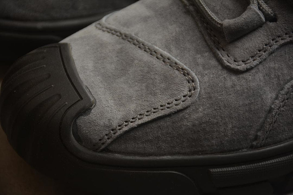 CAT Tramp Hike Low Gray Suede Sneakers