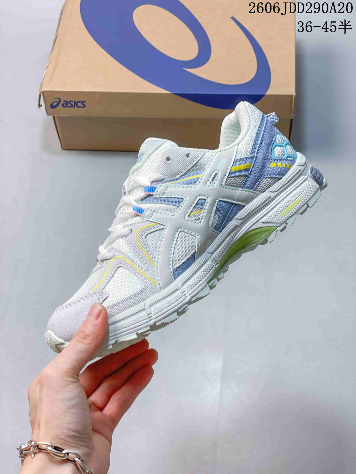 ASICS Tiger Gel-Kahana 8 Trail Sneakers White Blue 612000ASOEW