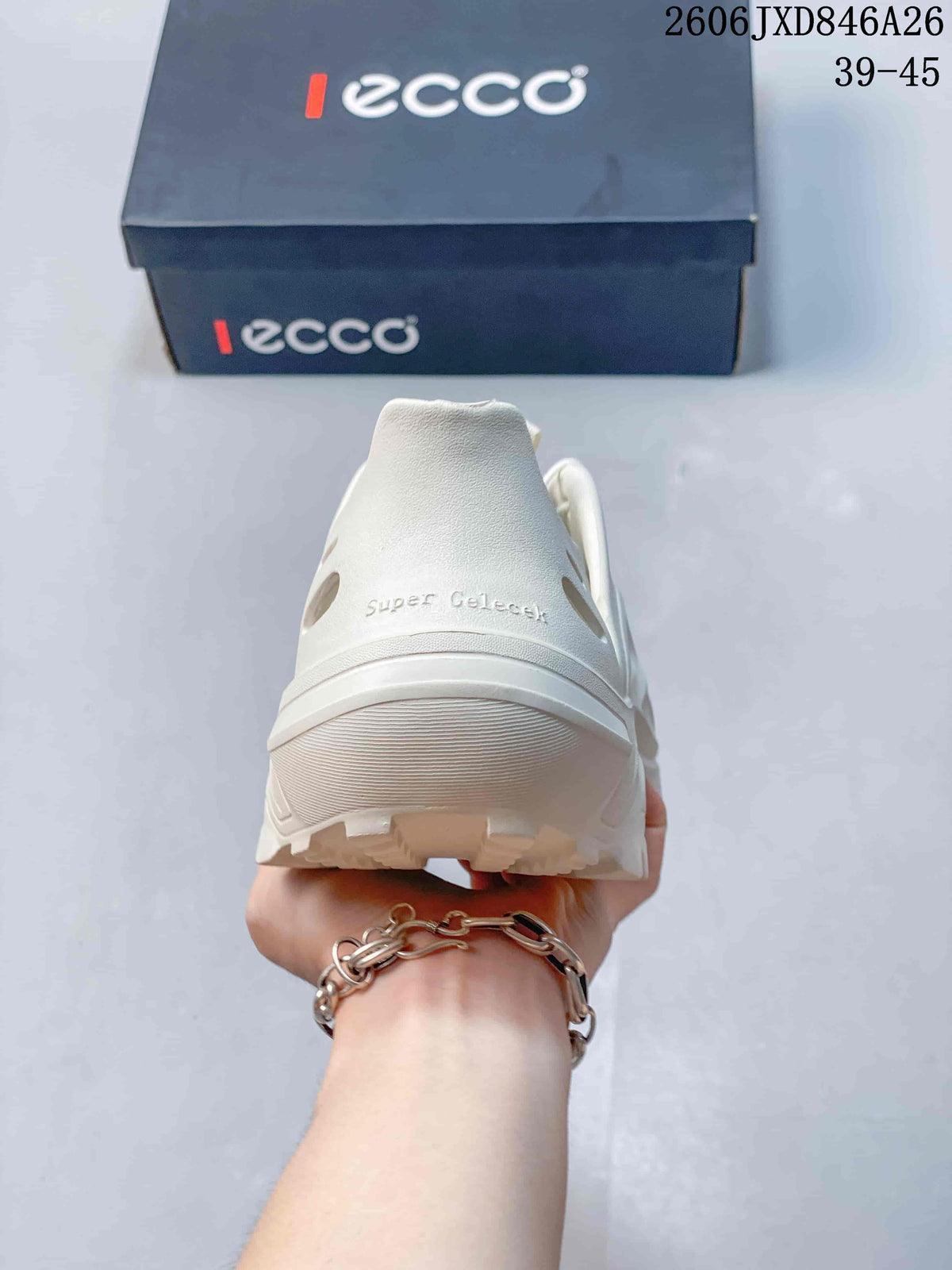 ECCO Summer Clog Sneakers, White, Style 2606 JXD846A26