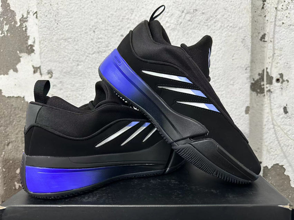 Adidas Dame 9 Basketball Shoes Black Blue