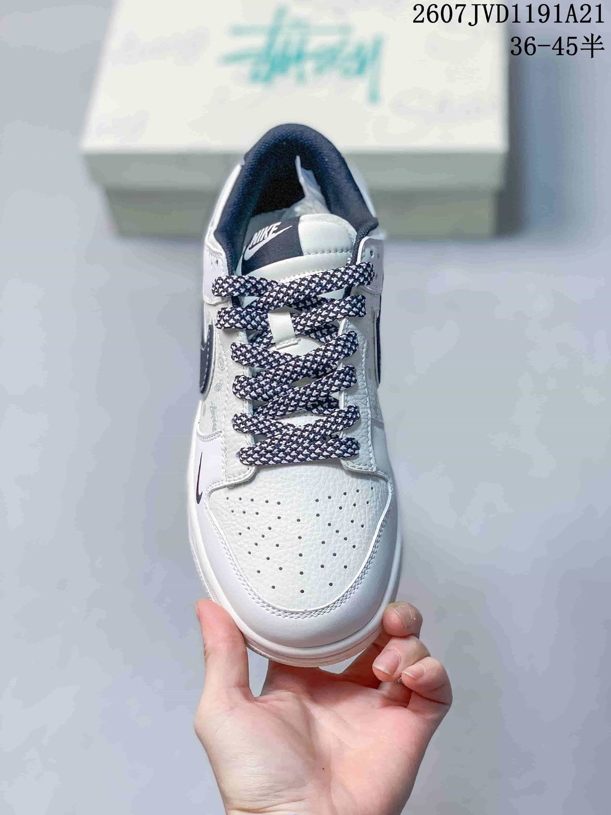 Nike SB Dunk Low x Stussy White Black Sneakers