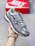Nike P-6000 Silver Running-Style Sneakers