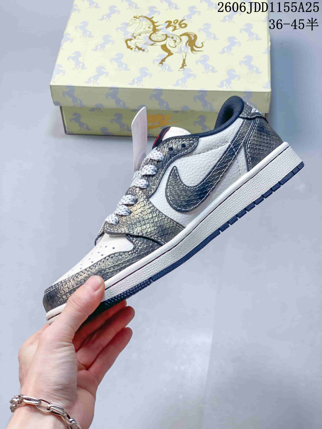 Jordan Air Jordan 1 Low OG SP Travis Scott Fragment White Black