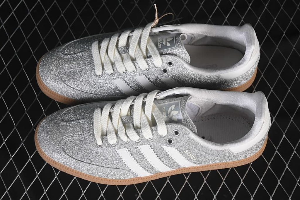 adidas Samba OG Silver Glitter Sneakers KI6264