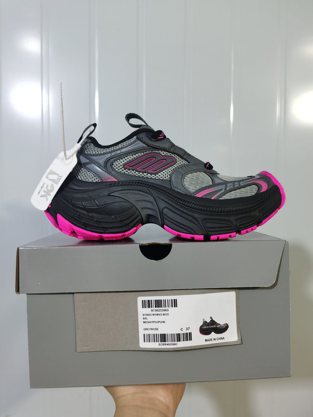 Skechers 6015 Sneakers Grey and Pink